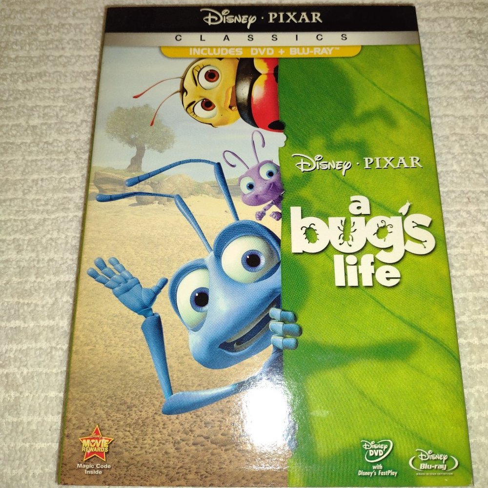 A Bug's Life Disney Pixar Classics DVD + Blu-Ray Movies